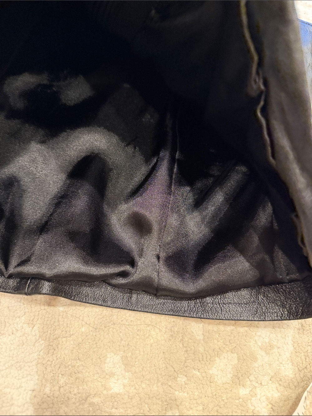 Wilsons 100% Genuine Leather Black Tank Top Size Small - Picture 6 of 11